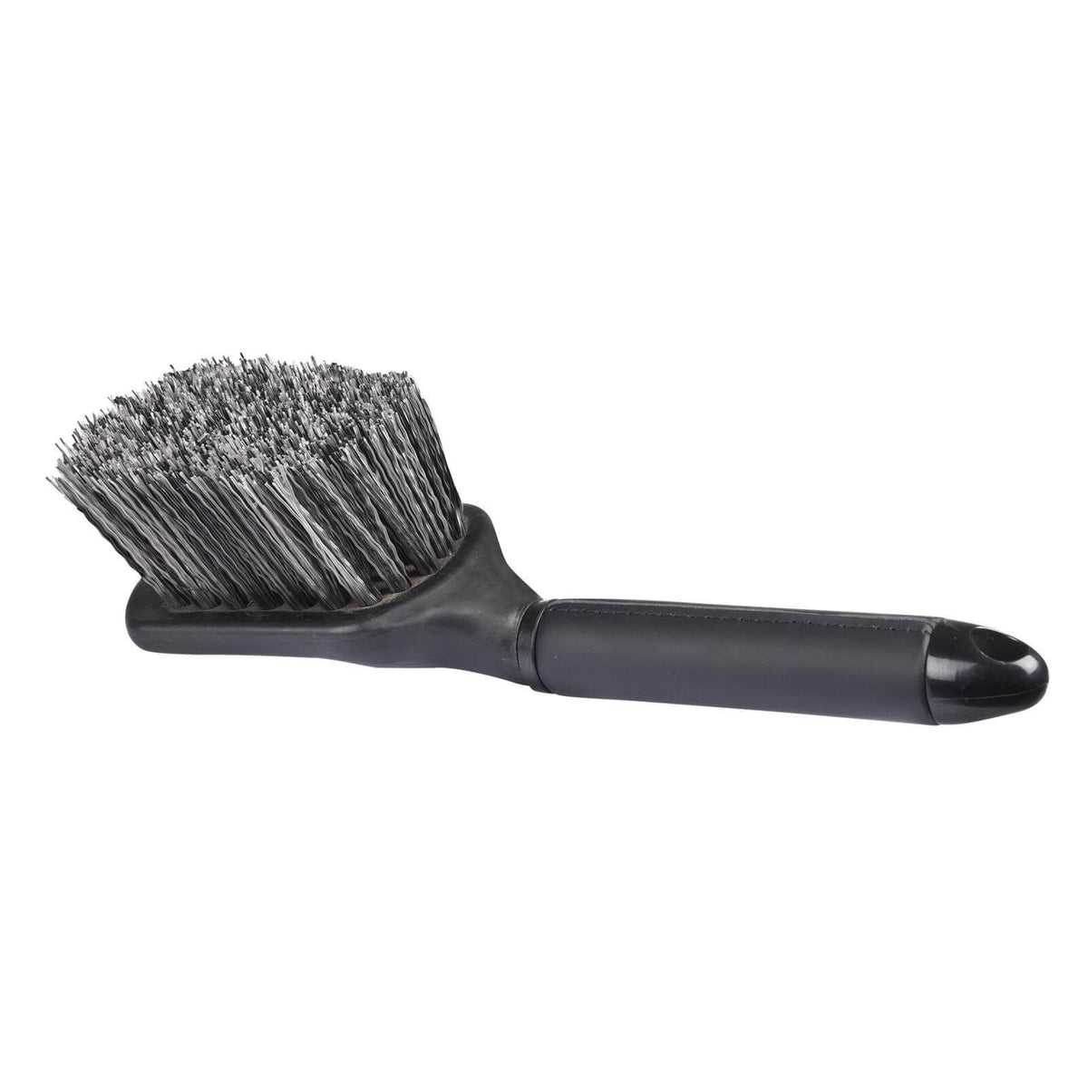 Waldhausen Hufbürste Kunstledergriff, Schwarz, Produkt allein auf weißem Hintergrund.
