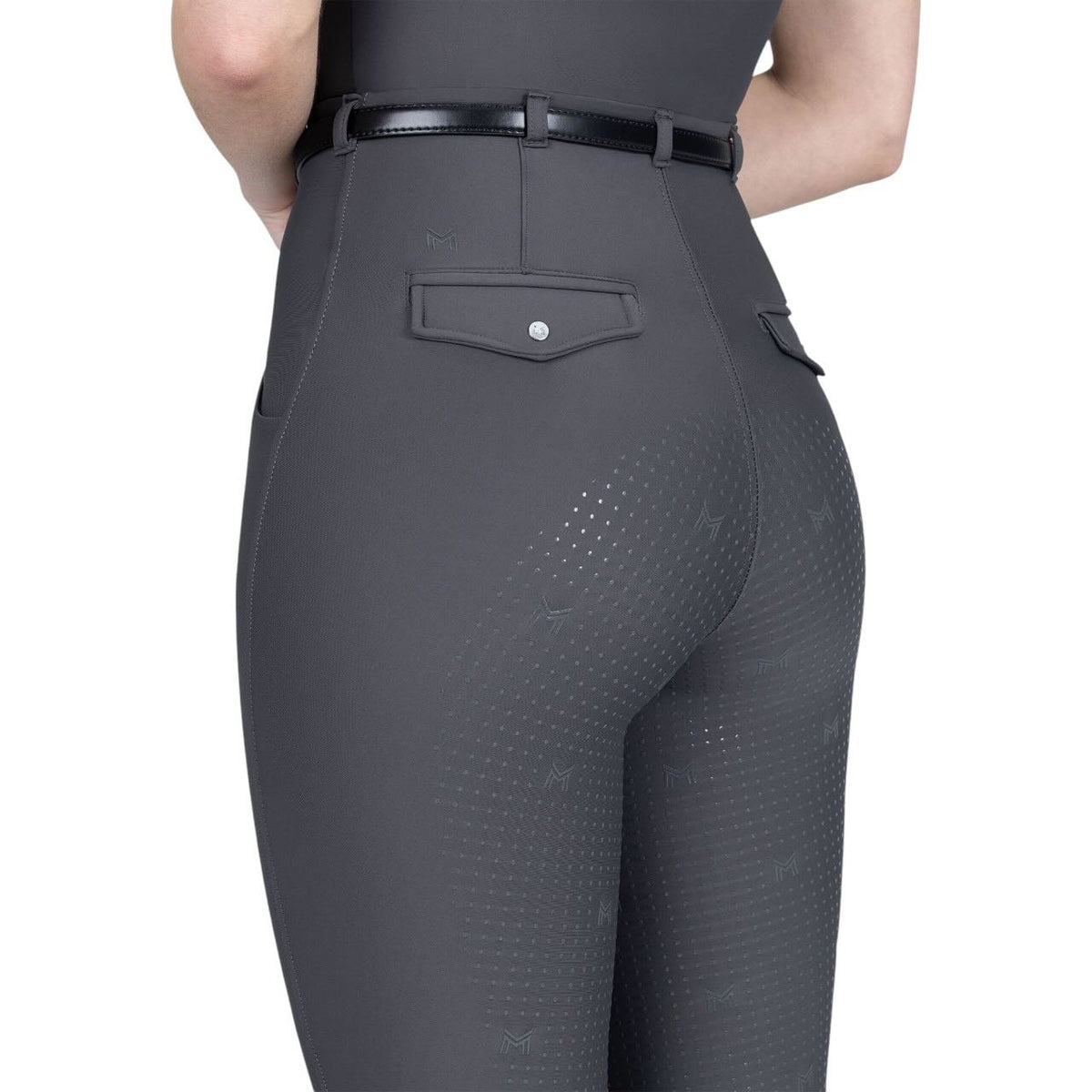 Velya női teljes szilikonos lovaglóleggings + öv