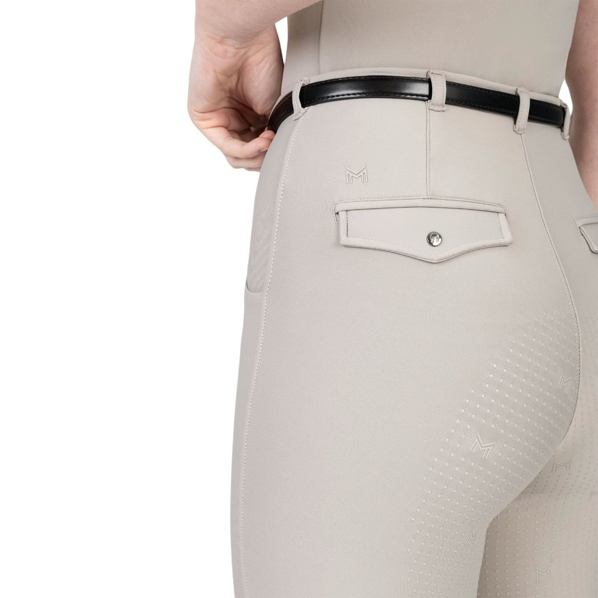Velya női teljes szilikonos lovaglóleggings + öv