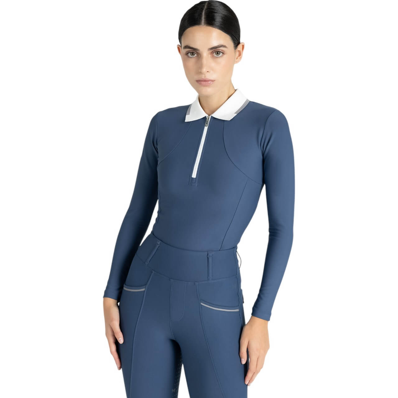 Langarmshirt Damen Concept Long Sleeve Polo Shirt Baselayer