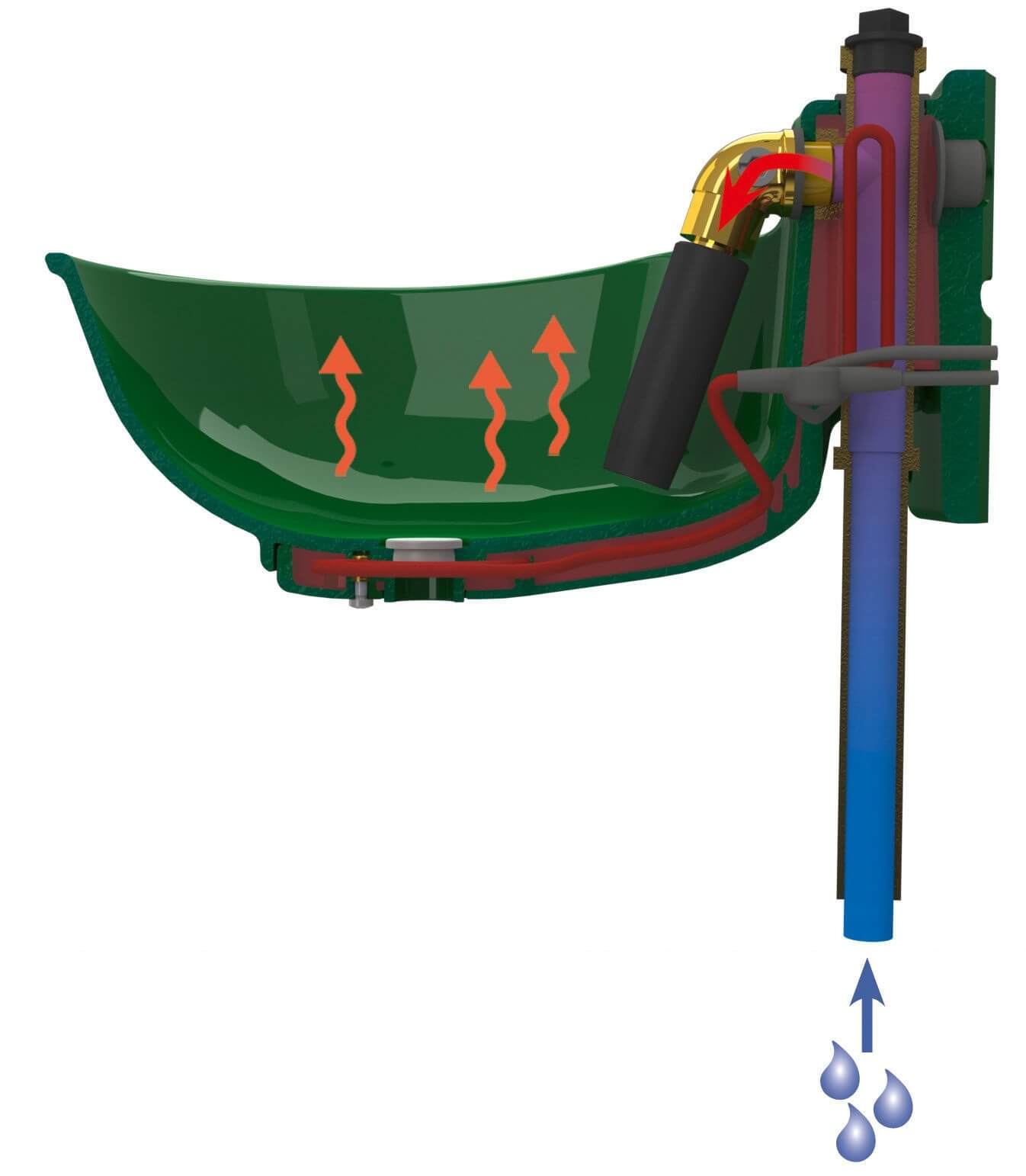 Tränkebecken heizbar HP20