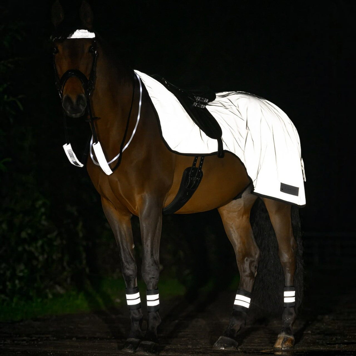 Bandagen Reflex 4er Set mit Reflektierenden Streifen