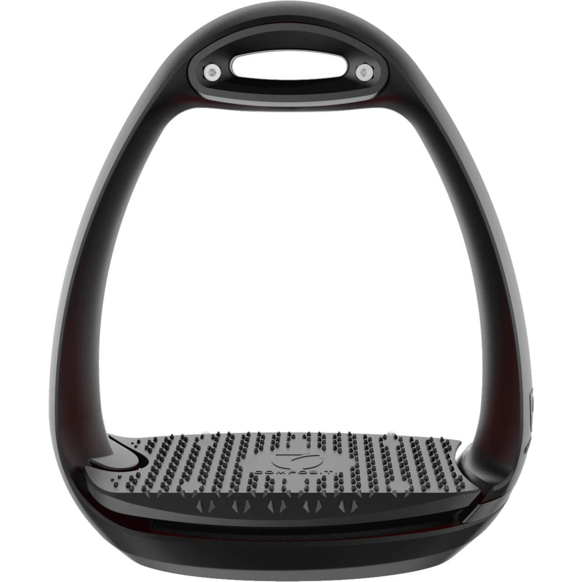 Steigbügel EOLE Airstep, Schwarz, Produkt allein auf weißem Hintergrund.