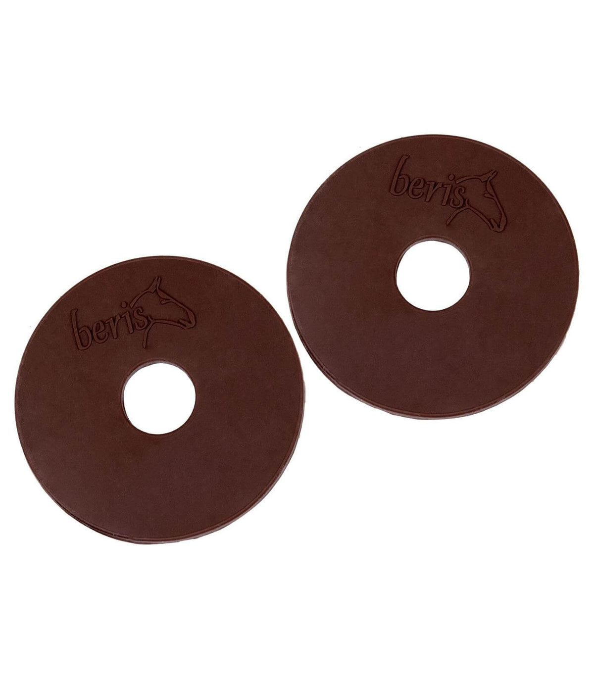 Beris Bits Gebissscheiben Gel Extra Soft Braun, Produkt allein auf weißem Hintergrund.