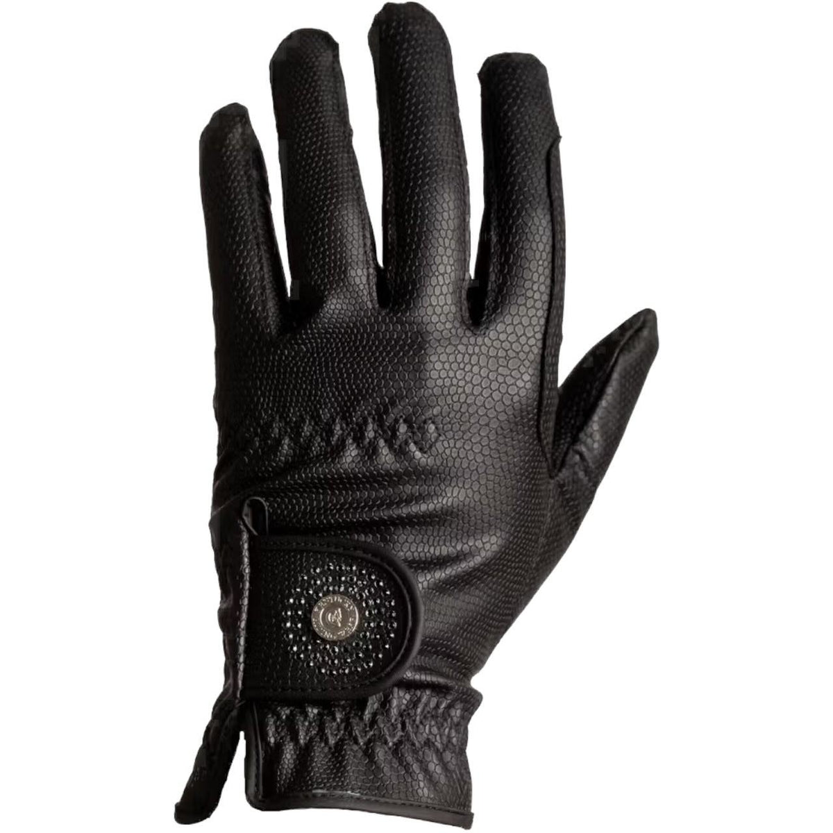 Reithandschuhe Dark Glitter Grip Handschuhe