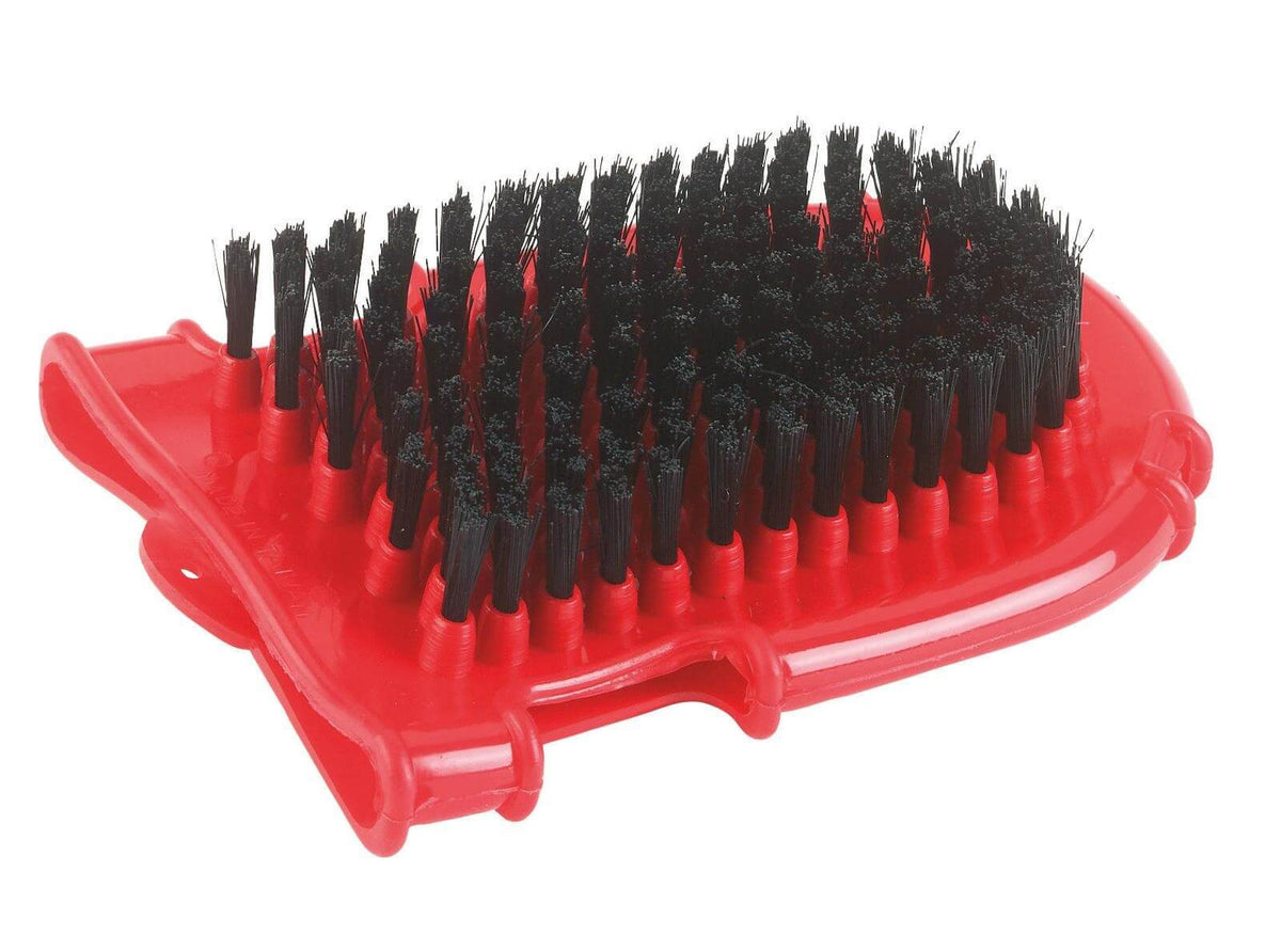 Covalliero Putzhandschuh, Rot, Produkt allein auf weißem Hintergrund.