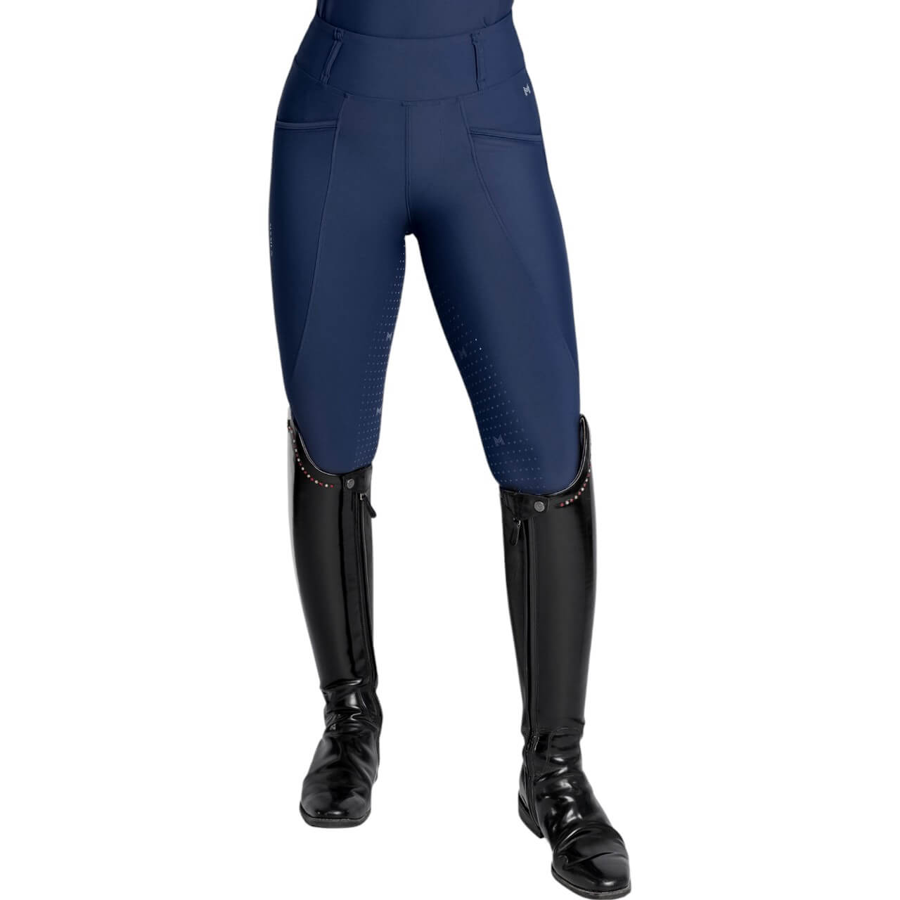 Reitleggings Damen Full-Grip Pro Riding Leggings