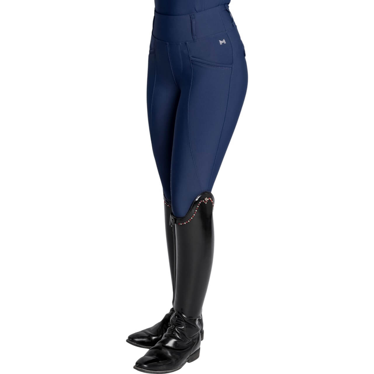 Reitleggings Damen Full-Grip Pro Riding Leggings