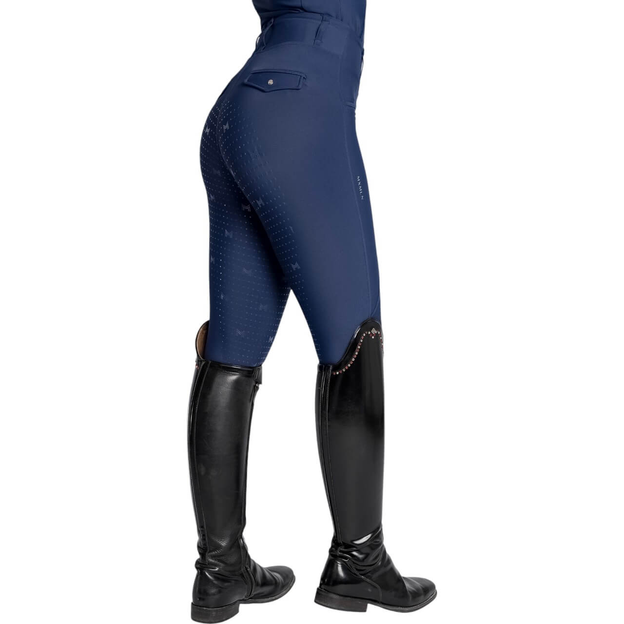 Reitleggings Damen Full-Grip Pro Riding Leggings