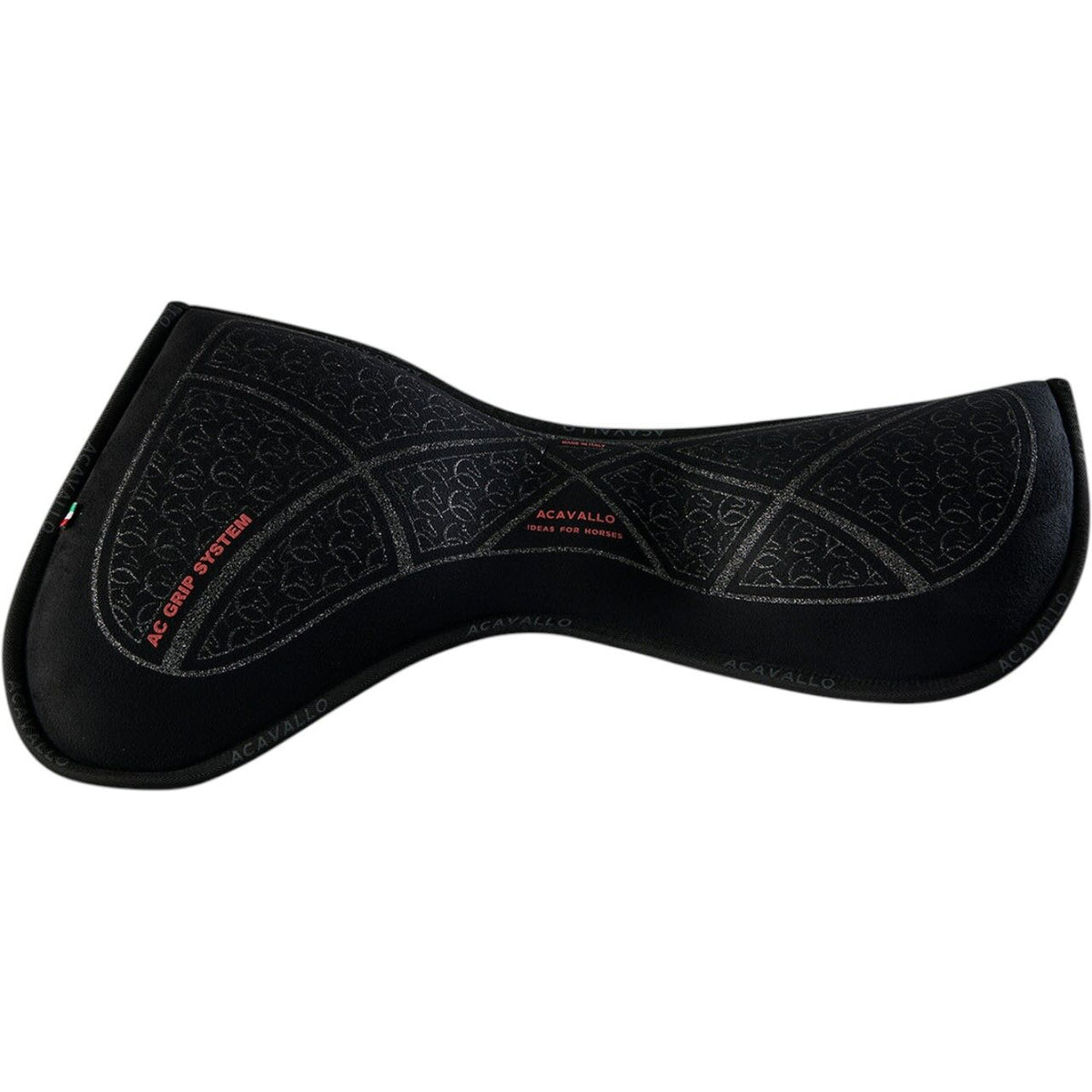 Sattelpad Memory Foam Close Contact AC-Grip Flach