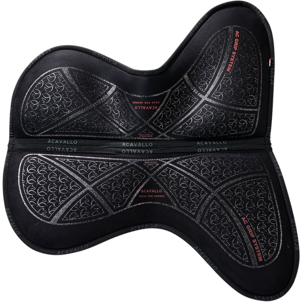 Sattelpad Memory Foam Close Contact AC-Grip Flach