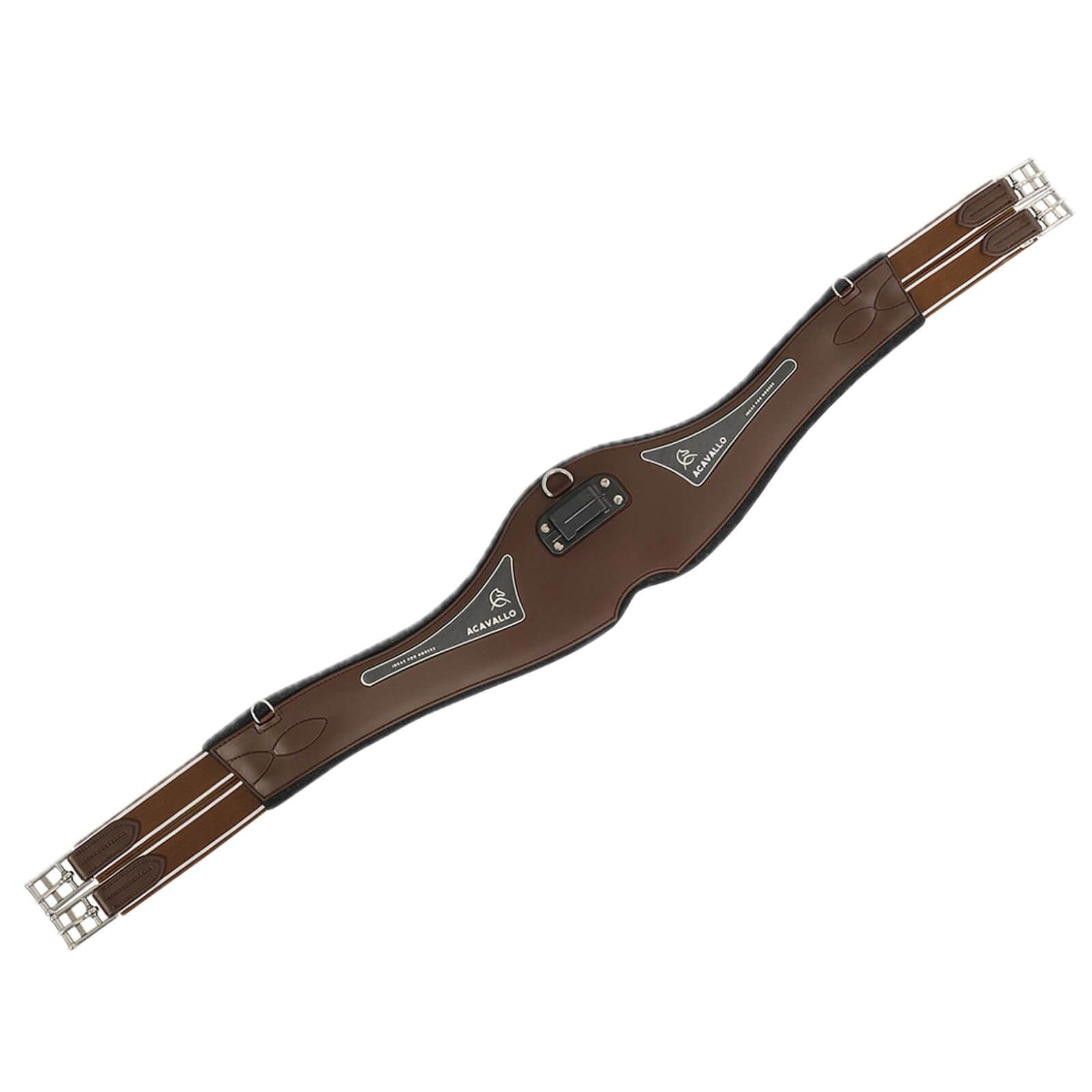 Anatomischer Springsattelgurt mit PVC Gel-Polster Kunststoffgurt