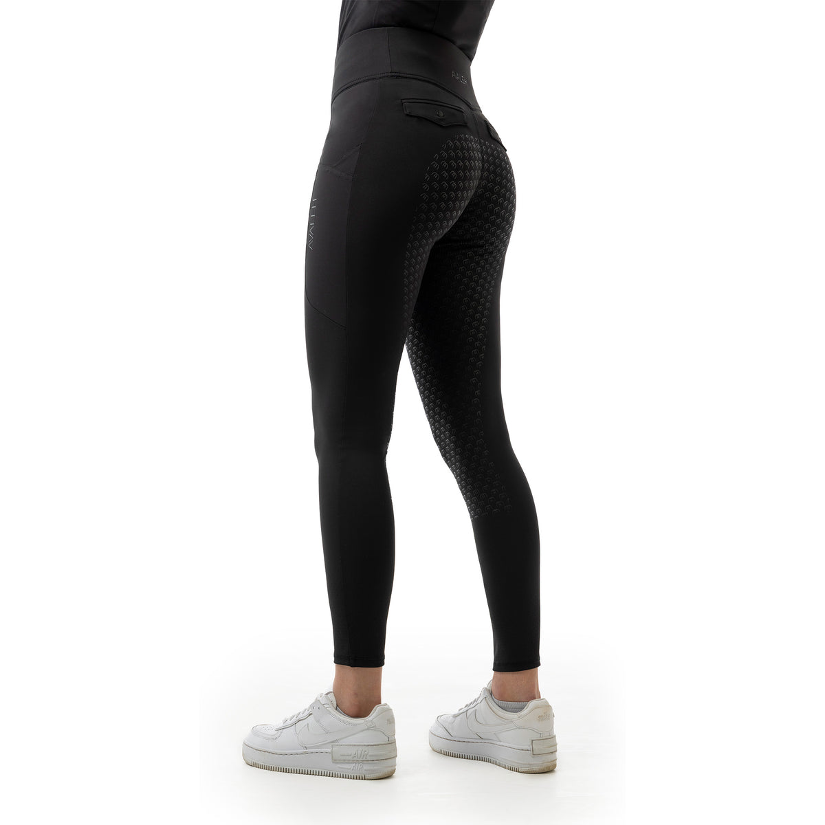 Reitleggings Damen Full Grip Pro Shape Damenleggings