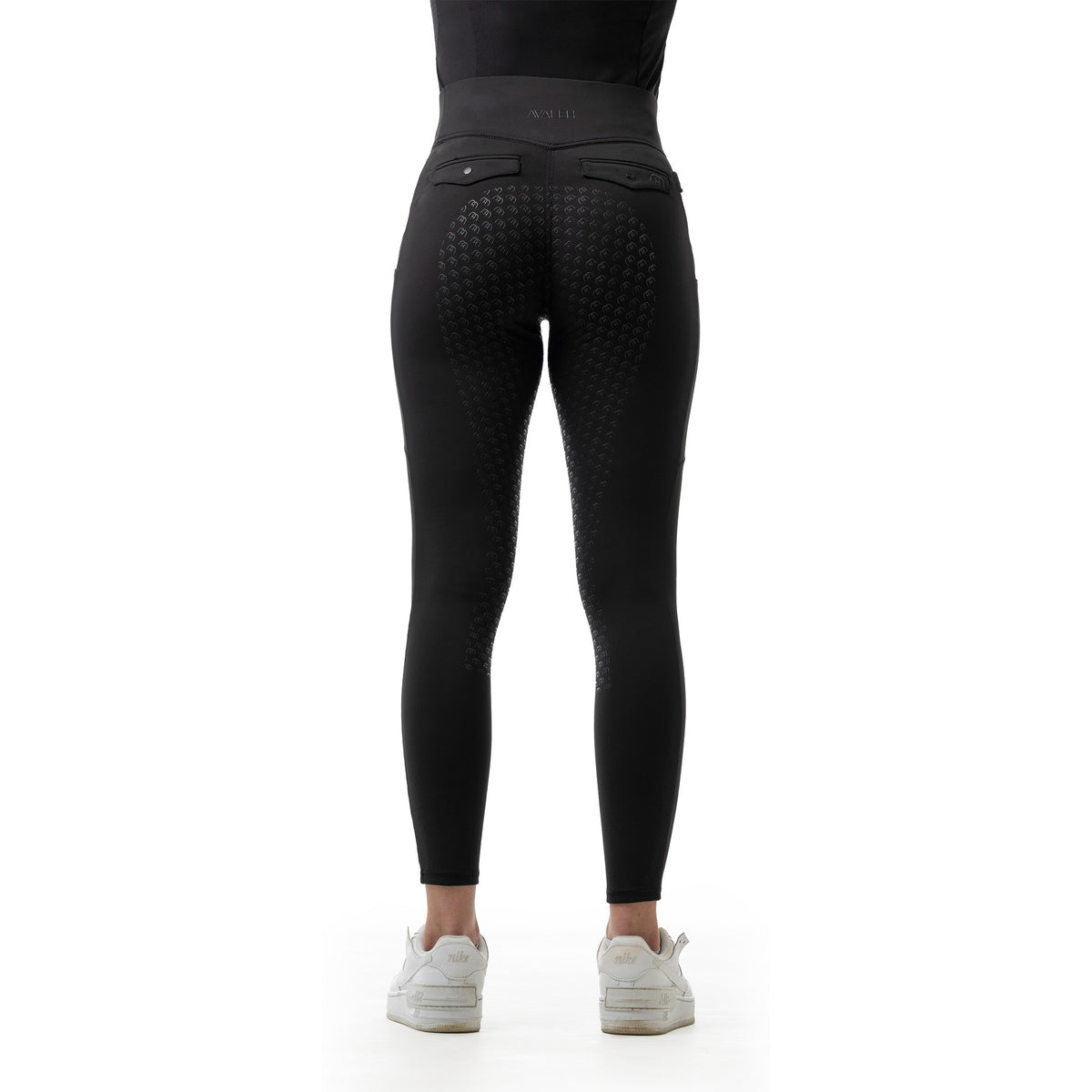 Reitleggings Damen Full Grip Pro Shape Damenleggings