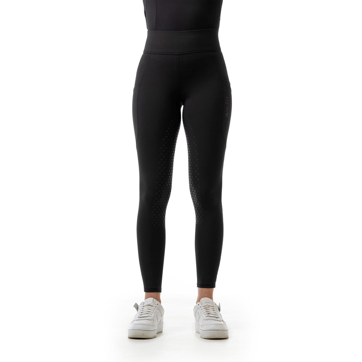Reitleggings Damen Full Grip Pro Shape Damenleggings