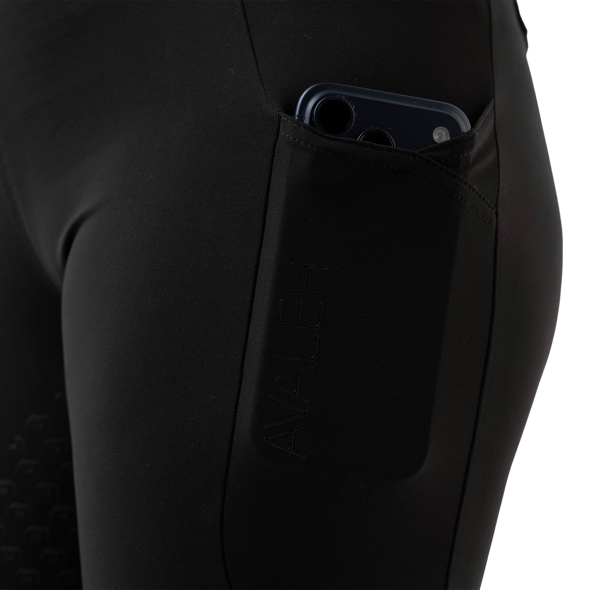 Reitleggings Damen Full Grip Pro Shape Damenleggings