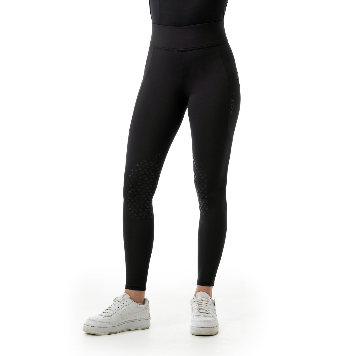 Reitleggings Damen Knee Grip Pro Shape Damenleggings