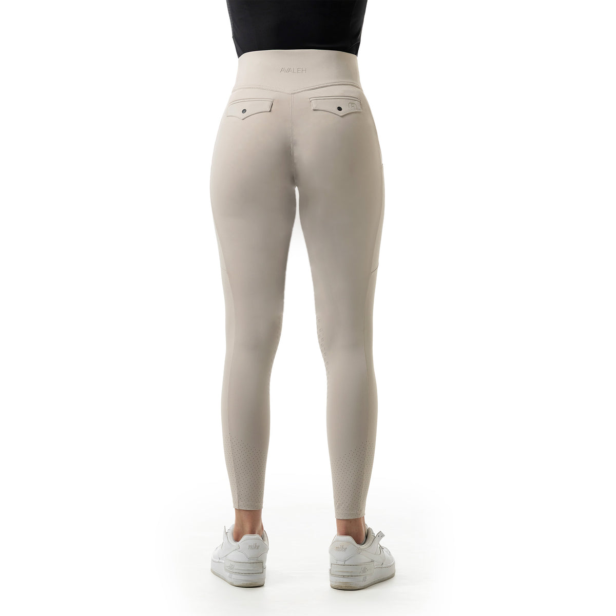 Reitleggings Damen Knee Grip Pro Shape Damenleggings