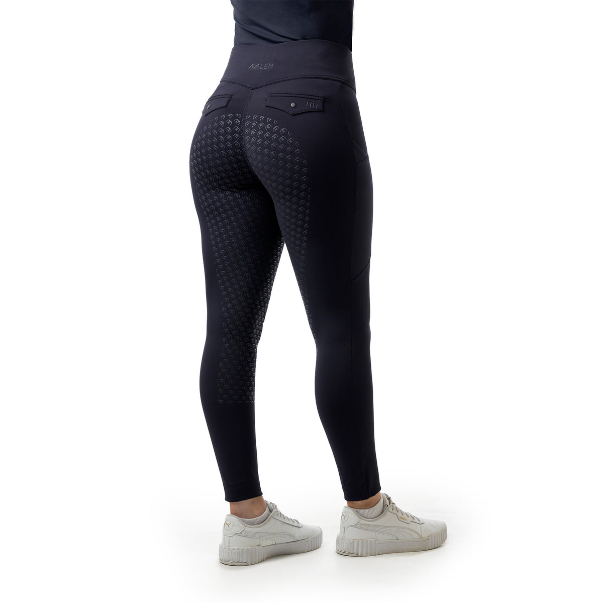 Reitleggings Damen Knee Grip Pro Shape Damenleggings