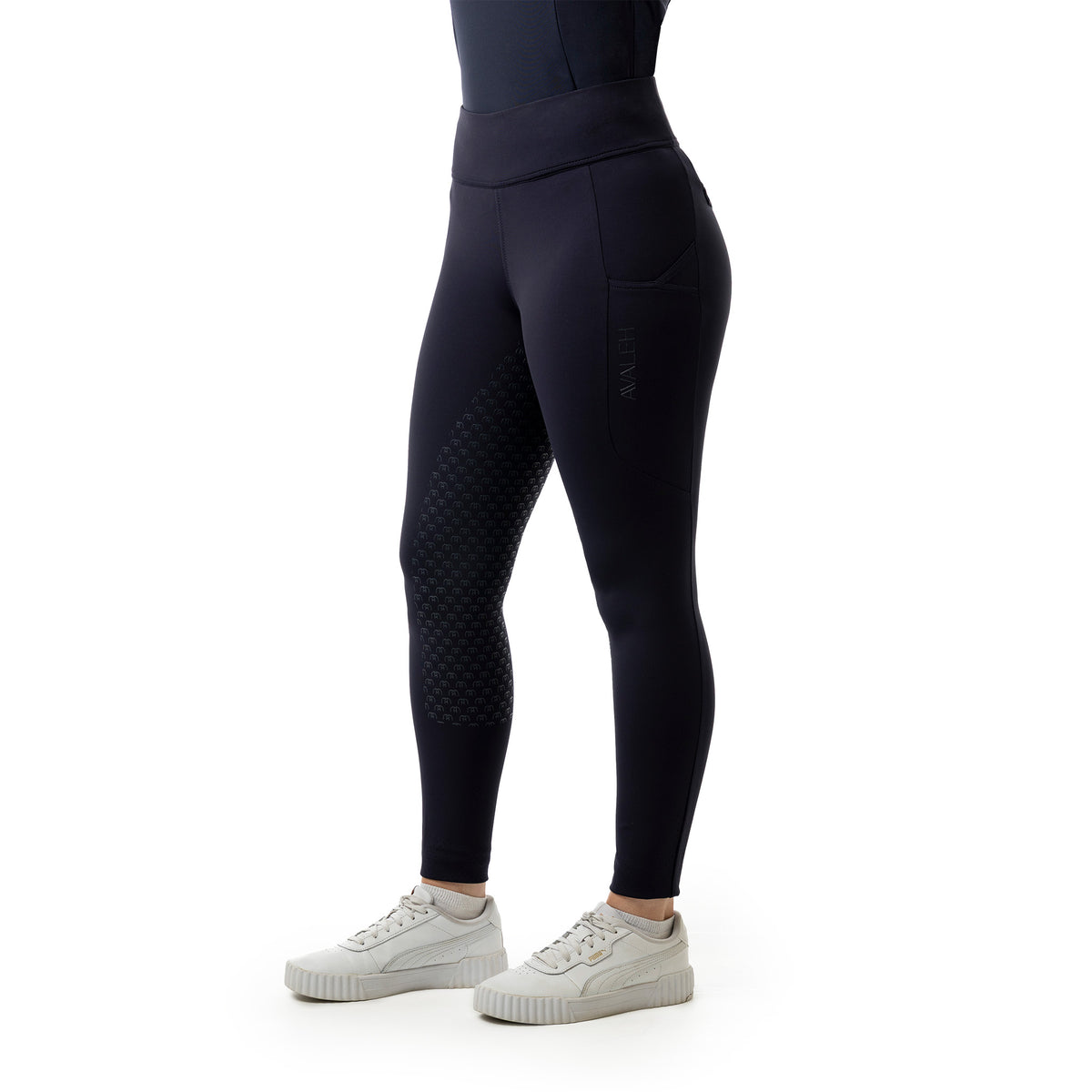 Legginsy jeździeckie damskie Full Grip Pro Shape, legginsy damskie