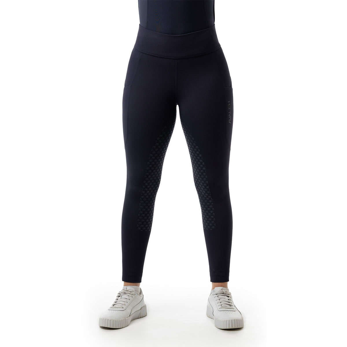 Reitleggings Damen Knee Grip Pro Shape Damenleggings