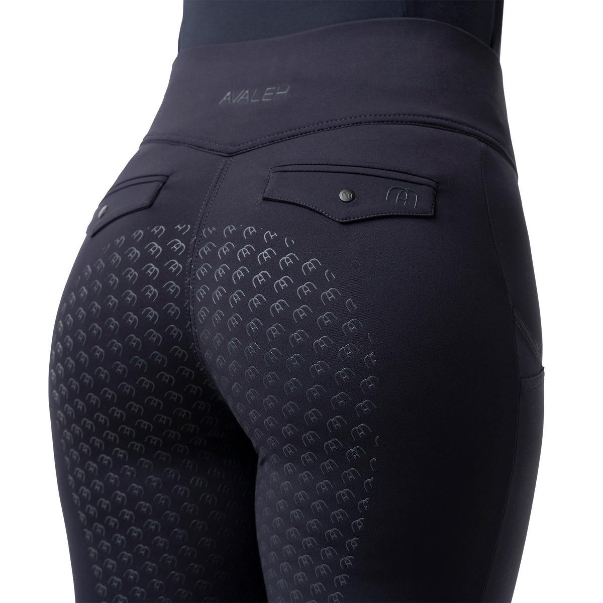 Reitleggings Damen Knee Grip Pro Shape Damenleggings