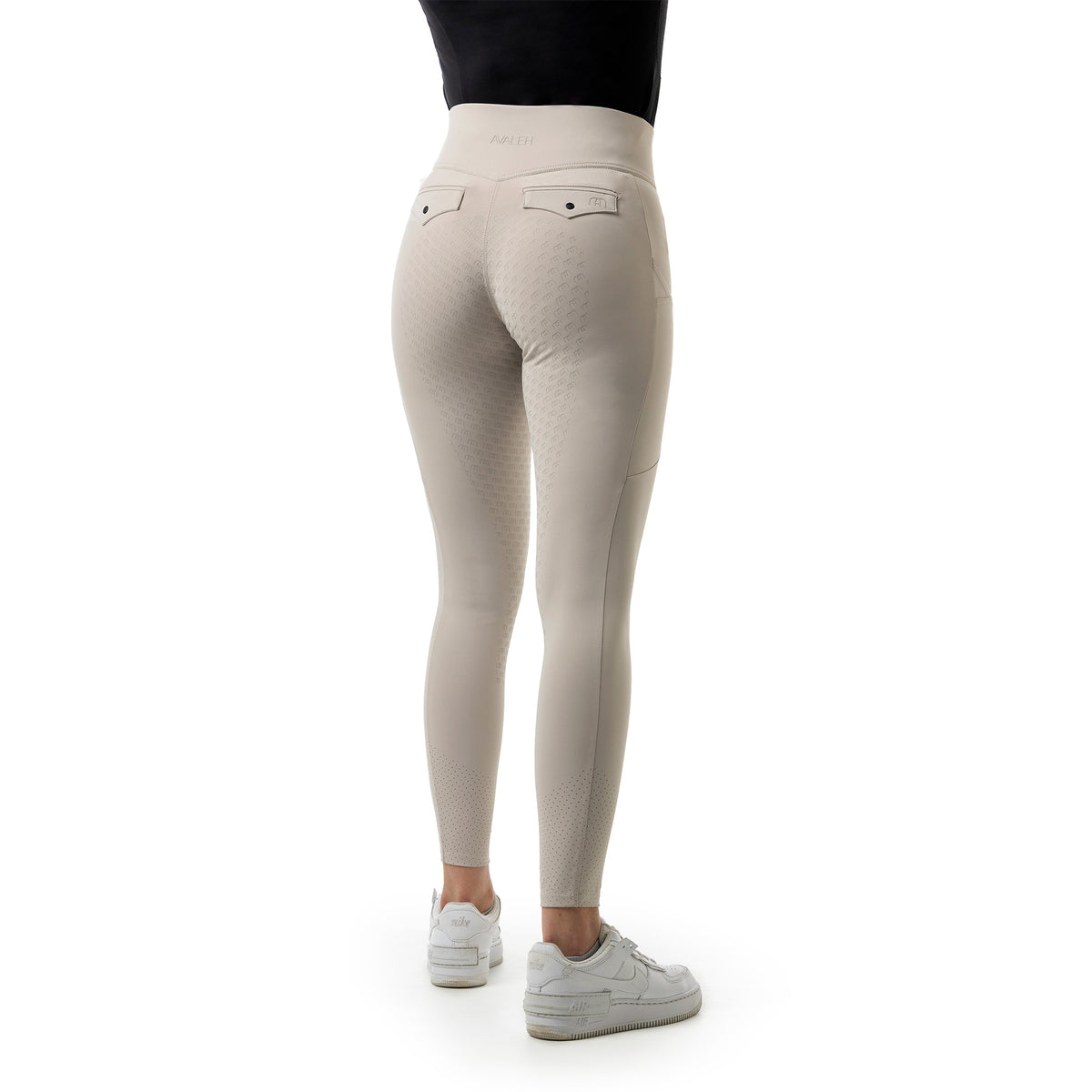 Reitleggings Damen Knee Grip Pro Shape Damenleggings