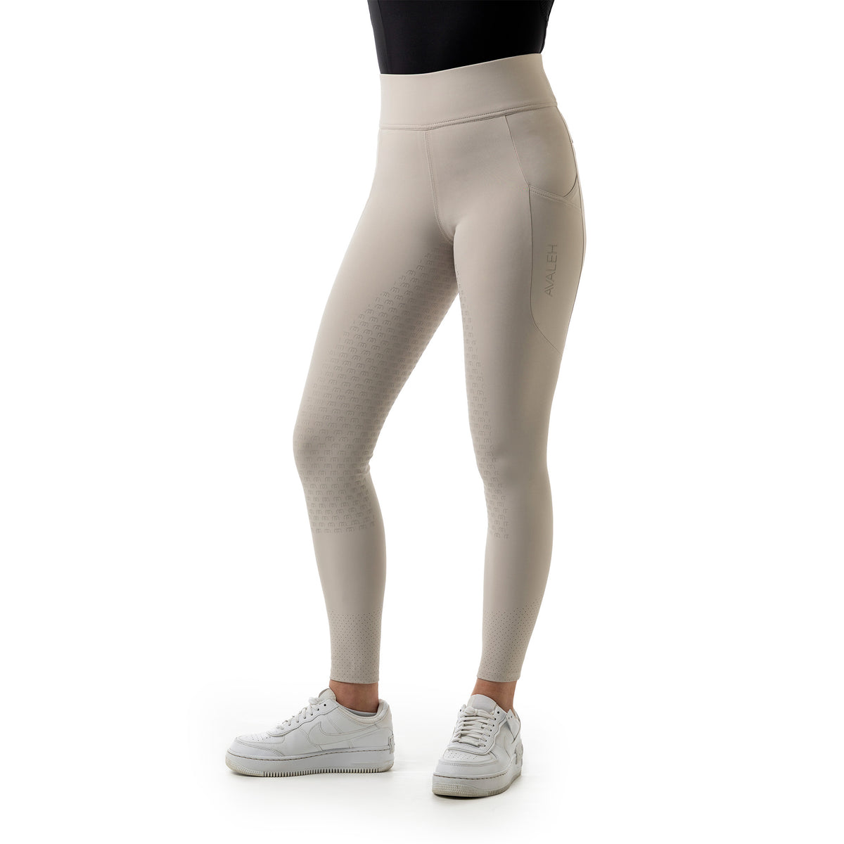 Reitleggings Damen Knee Grip Pro Shape Damenleggings