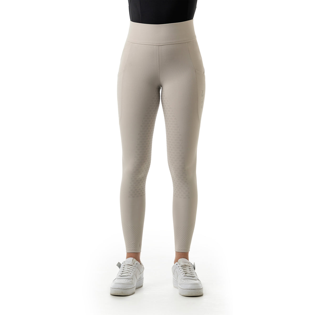 Reitleggings Damen Knee Grip Pro Shape Damenleggings