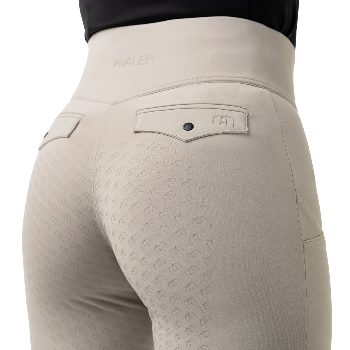 Reitleggings Damen Knee Grip Pro Shape Damenleggings