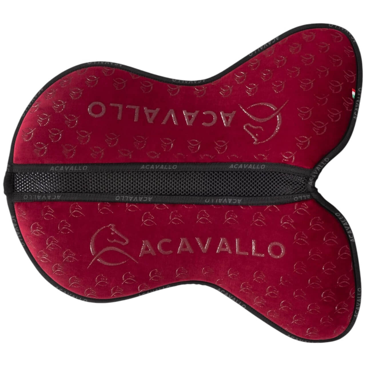 Sattelpad Memory Foam JCCS 3DS Louvre Silicon-Grip Flach