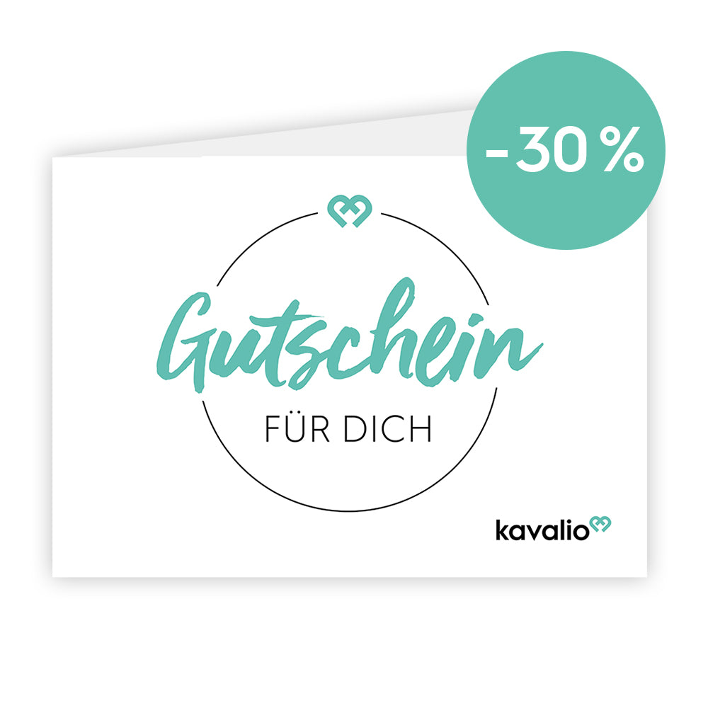 kavalio Gutschein -30% Rabatt  - einlösbar ab 01.02.2027