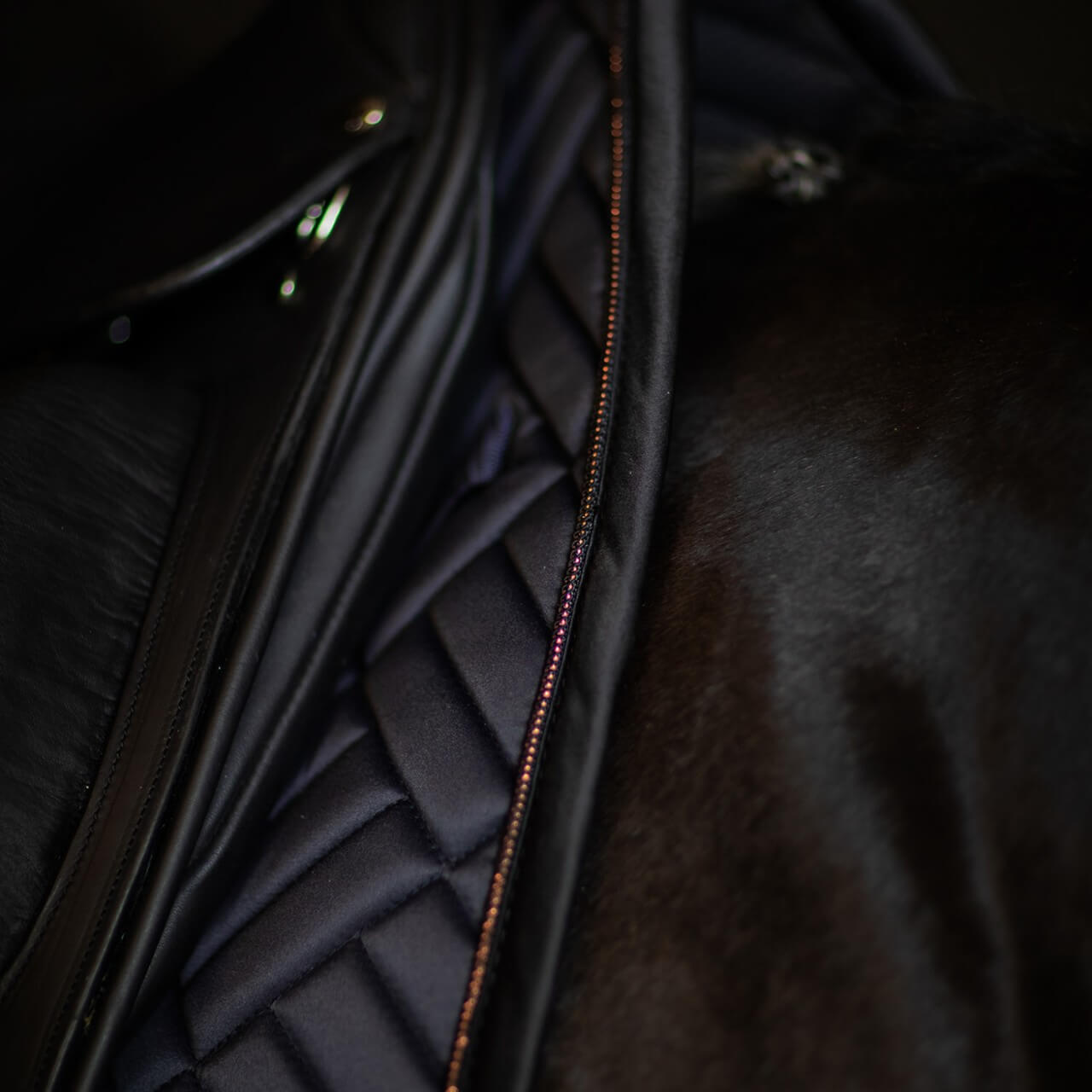 Dressurschabracke Dressage Saddle Pad Modern Dark Ocean Schabracke Dressur
