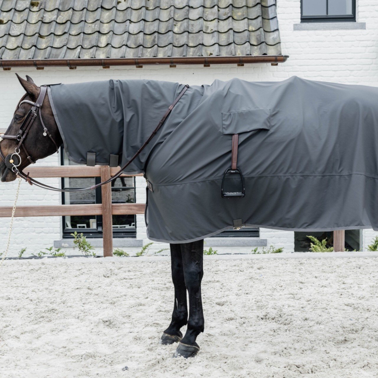Ausreitdecke 0g Horse Rain Coat Hurricane Regendecke