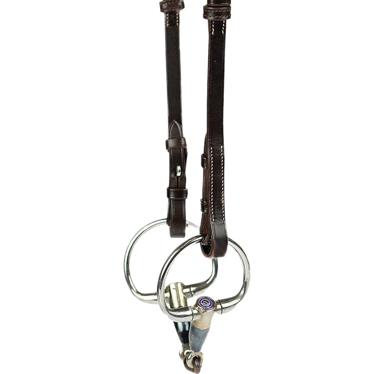 Backenstücke French Hook mit Cradles Weiße Kontrastnähte