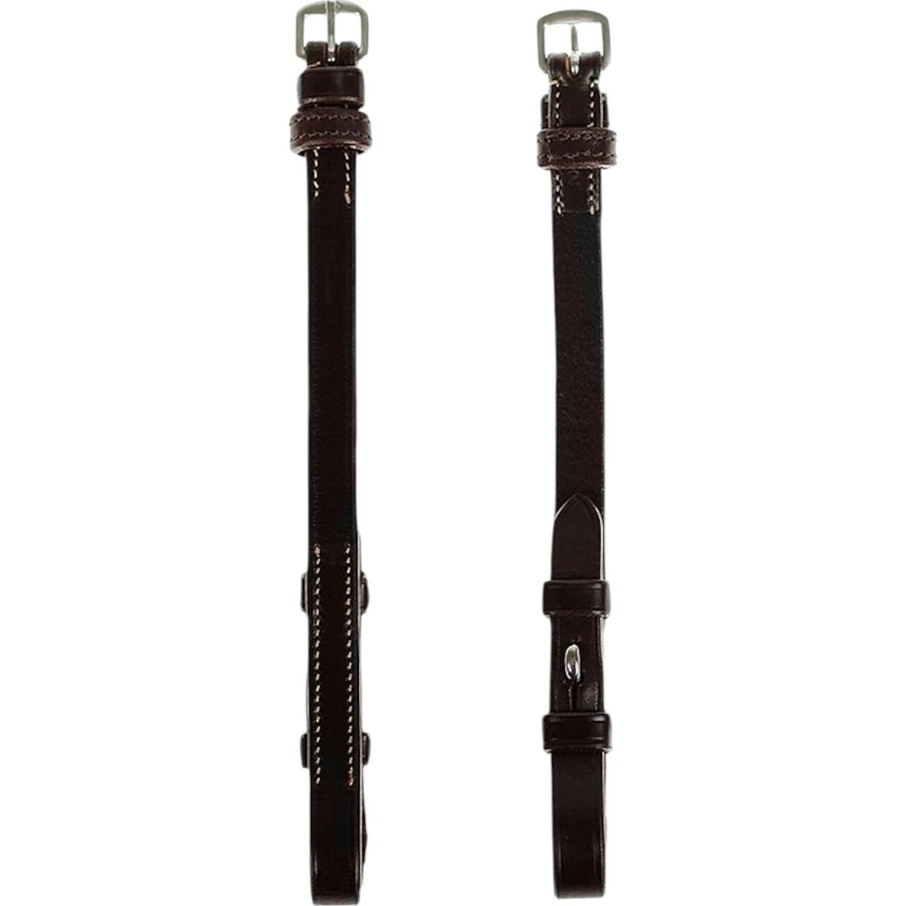 Backenstücke French Hook mit Cradles Weiße Kontrastnähte