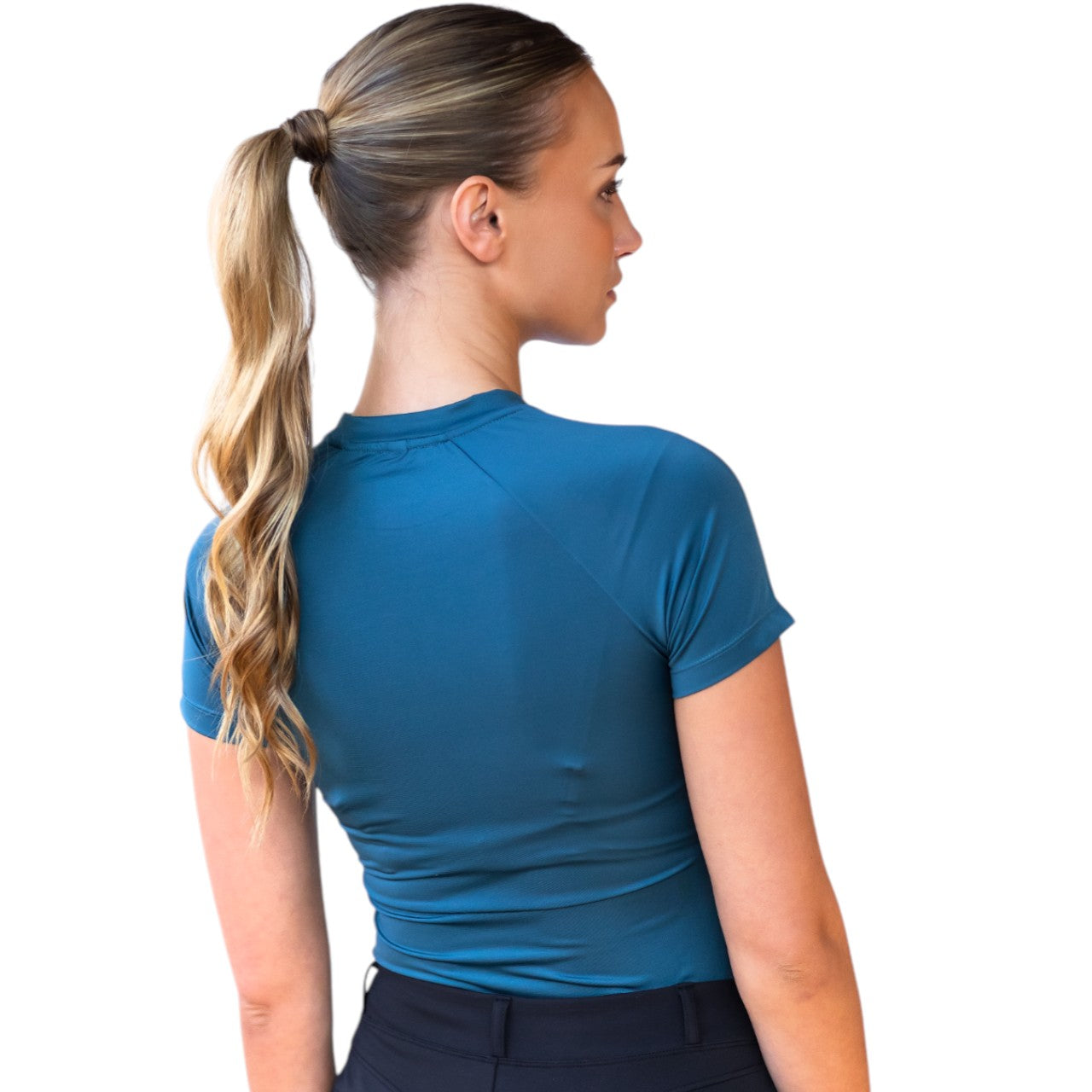Baselayer Damen Kurzarm Dynamic Teal Blue Shortsleeve