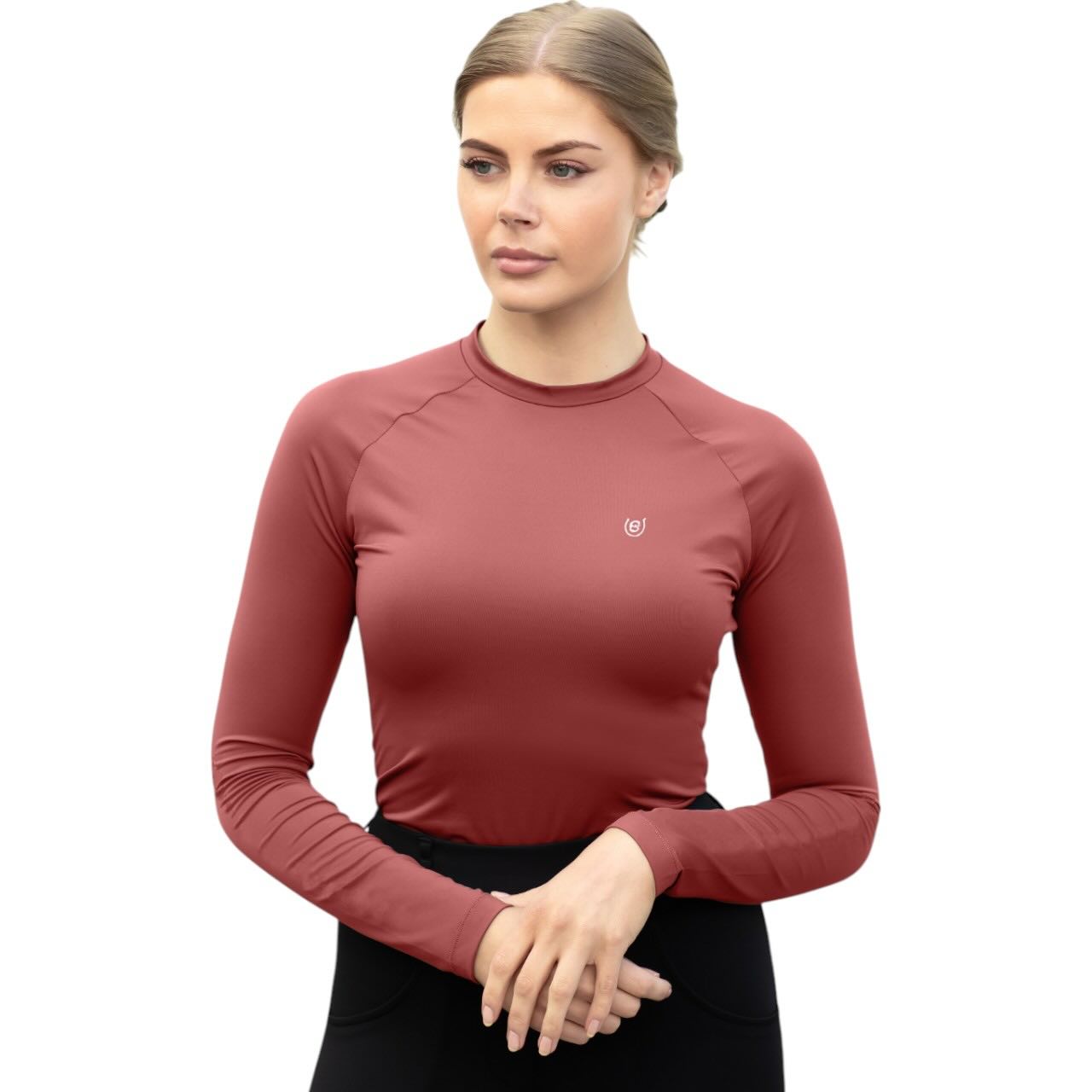 Baselayer Damen Langarm Dynamic Amber Rose Longsleeve