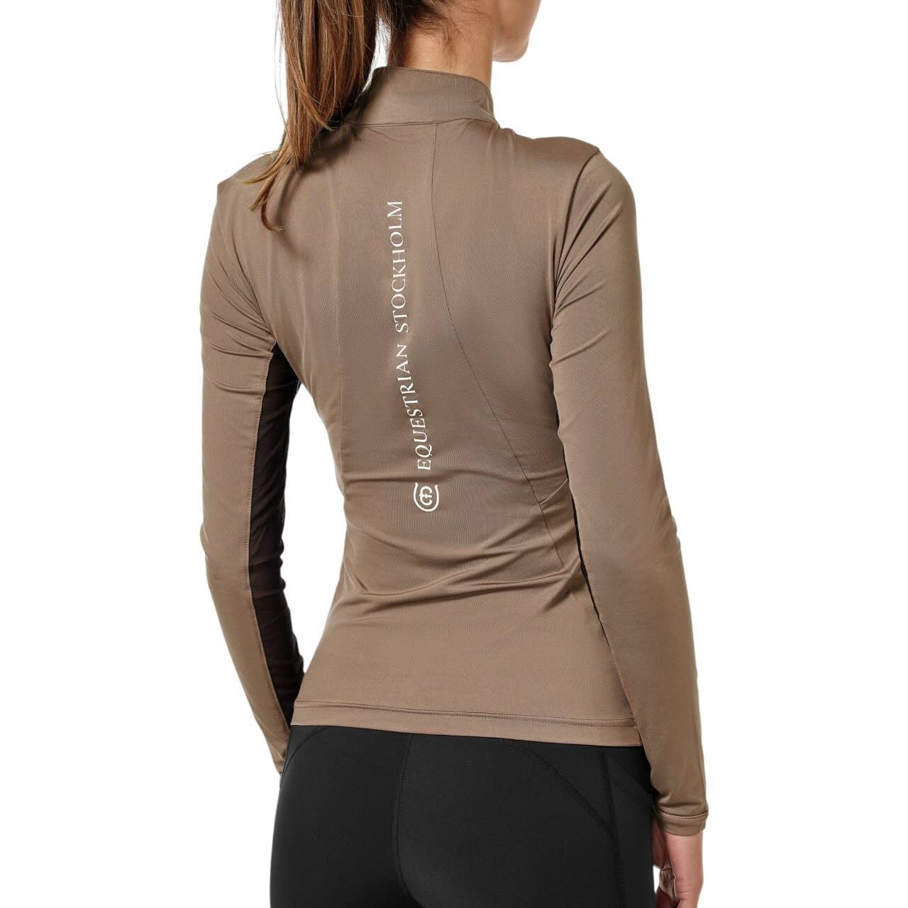 Baselayer Damen Longsleeve Air Breeze Champagne Shirt