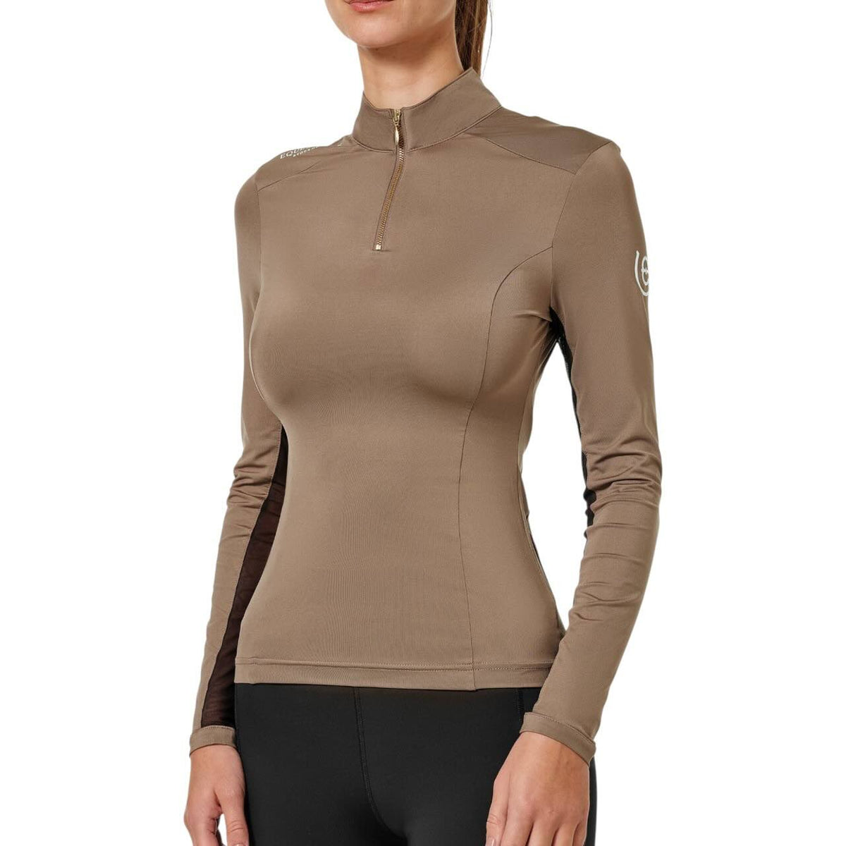 Baselayer Damen Longsleeve Air Breeze Champagne Shirt