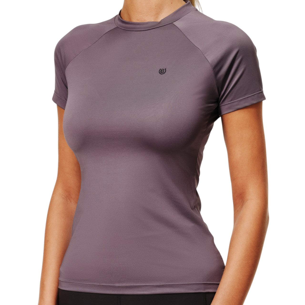 Baselayer Damen Kurzarm Dynamic Dark Violet Shortsleeve