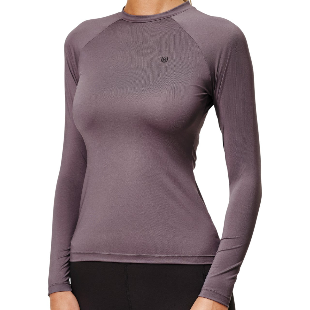 Baselayer Damen Langarm Dynamic Dark Violet Longsleeve