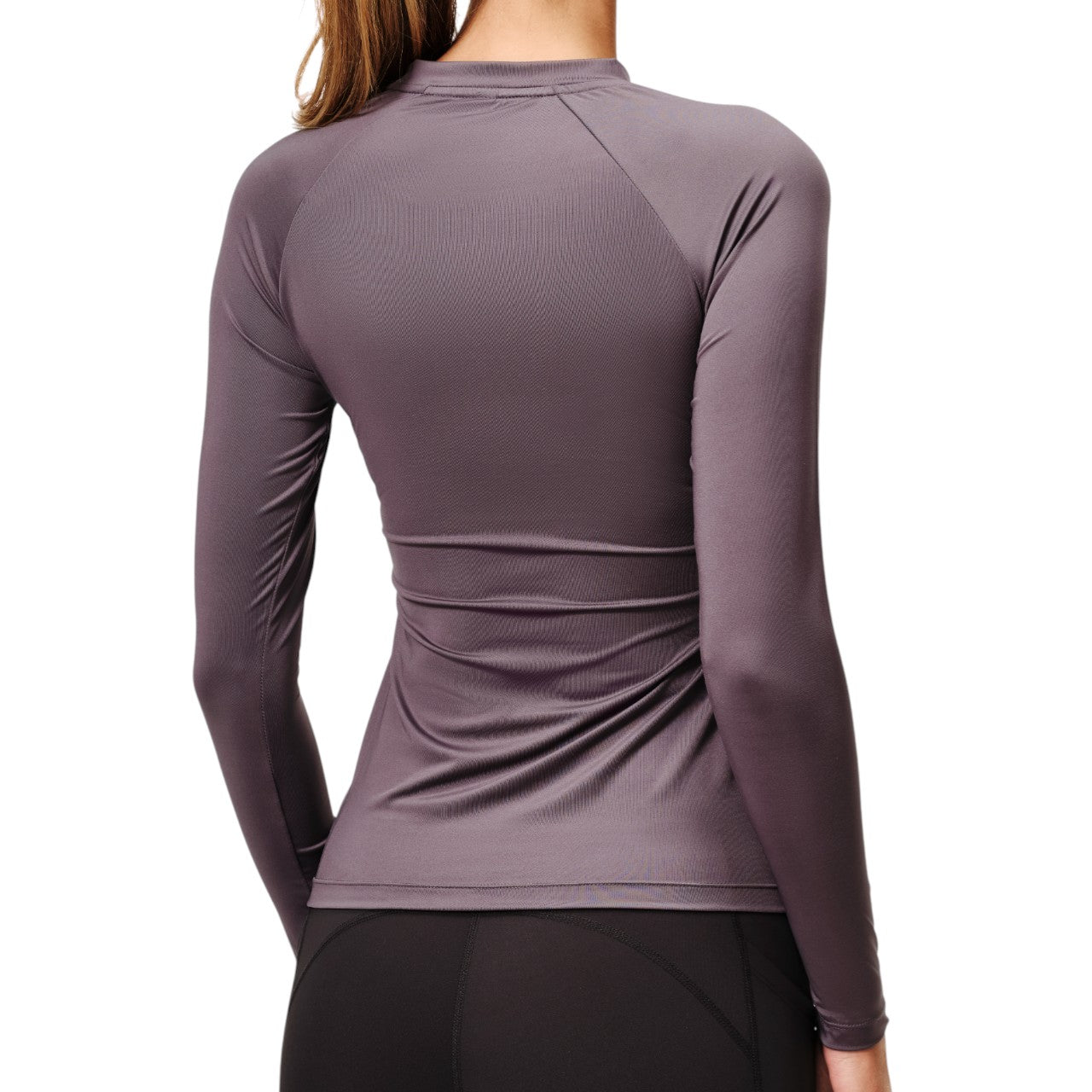 Baselayer Damen Langarm Dynamic Dark Violet Longsleeve
