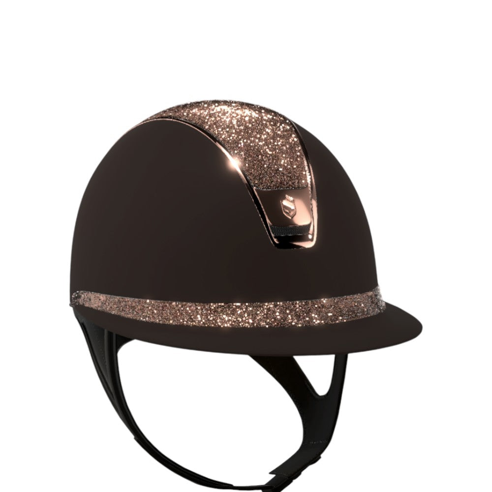 Reithelm Miss Shield 2.0 Crystal Fabric Swarovski Rosegold/ Pink Gold, Brown, Produkt allein.