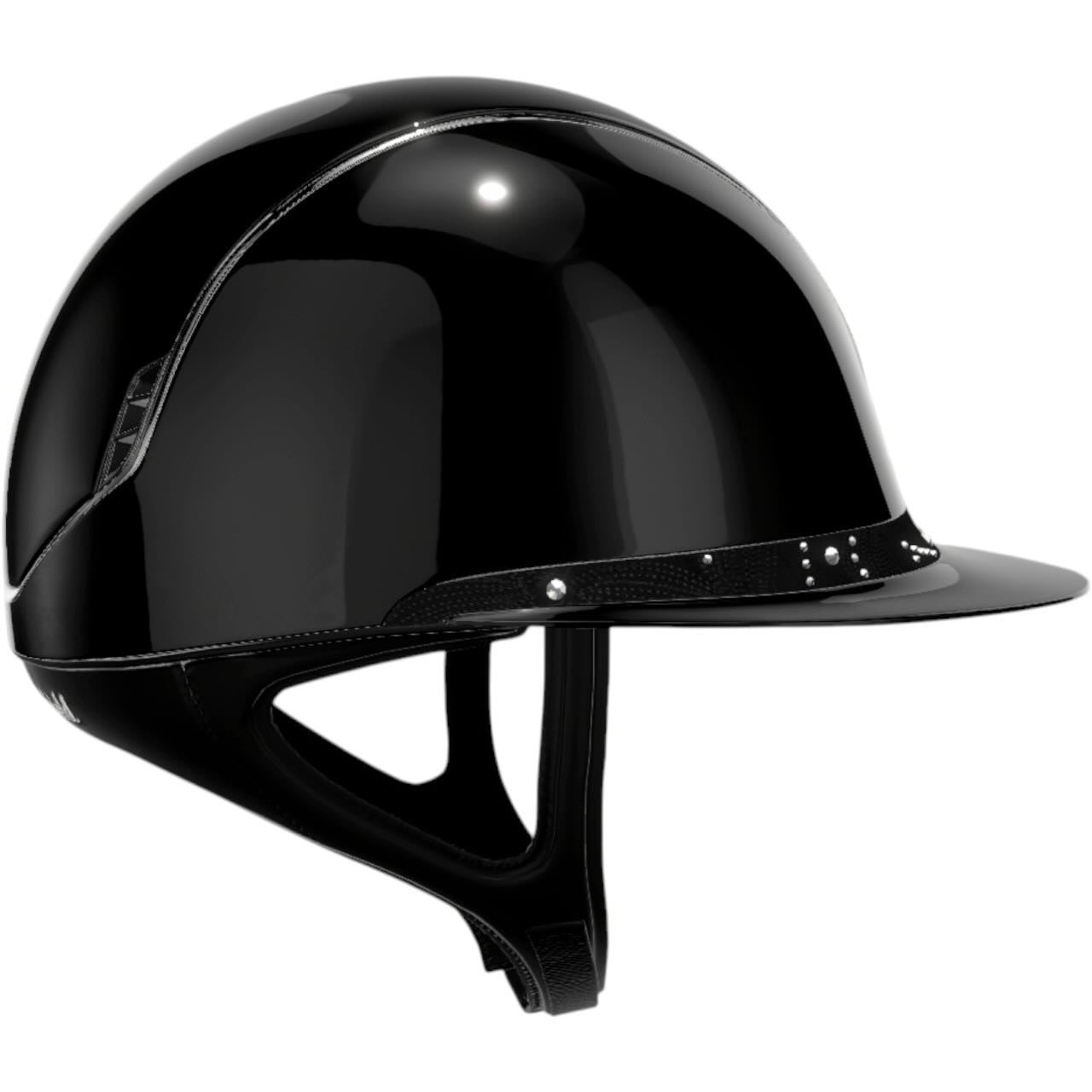 Reithelm Miss Shield 2.0 Glossy Black FB Celestial Crystal Black Trim + Blason Black Chrome Konfiguration