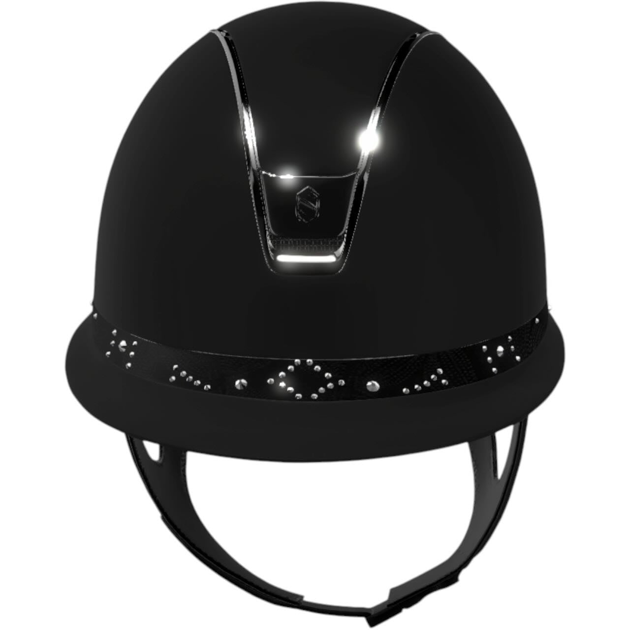 Reithelm Miss Shield 2.0 SM Black FB Celestial Crysatl Black Trim + Blason Black Chrome Konfiguration