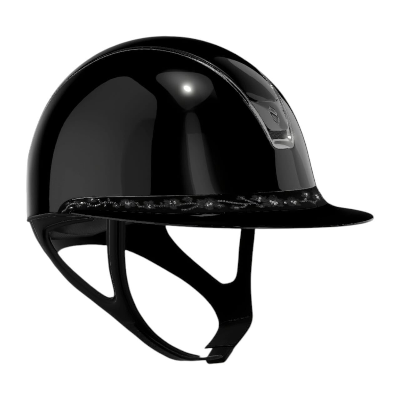 Reithelm Miss Shield 2.0  SG Black FB Cherry Blossom Black Trim + Blason Black Chrome Konfiguration