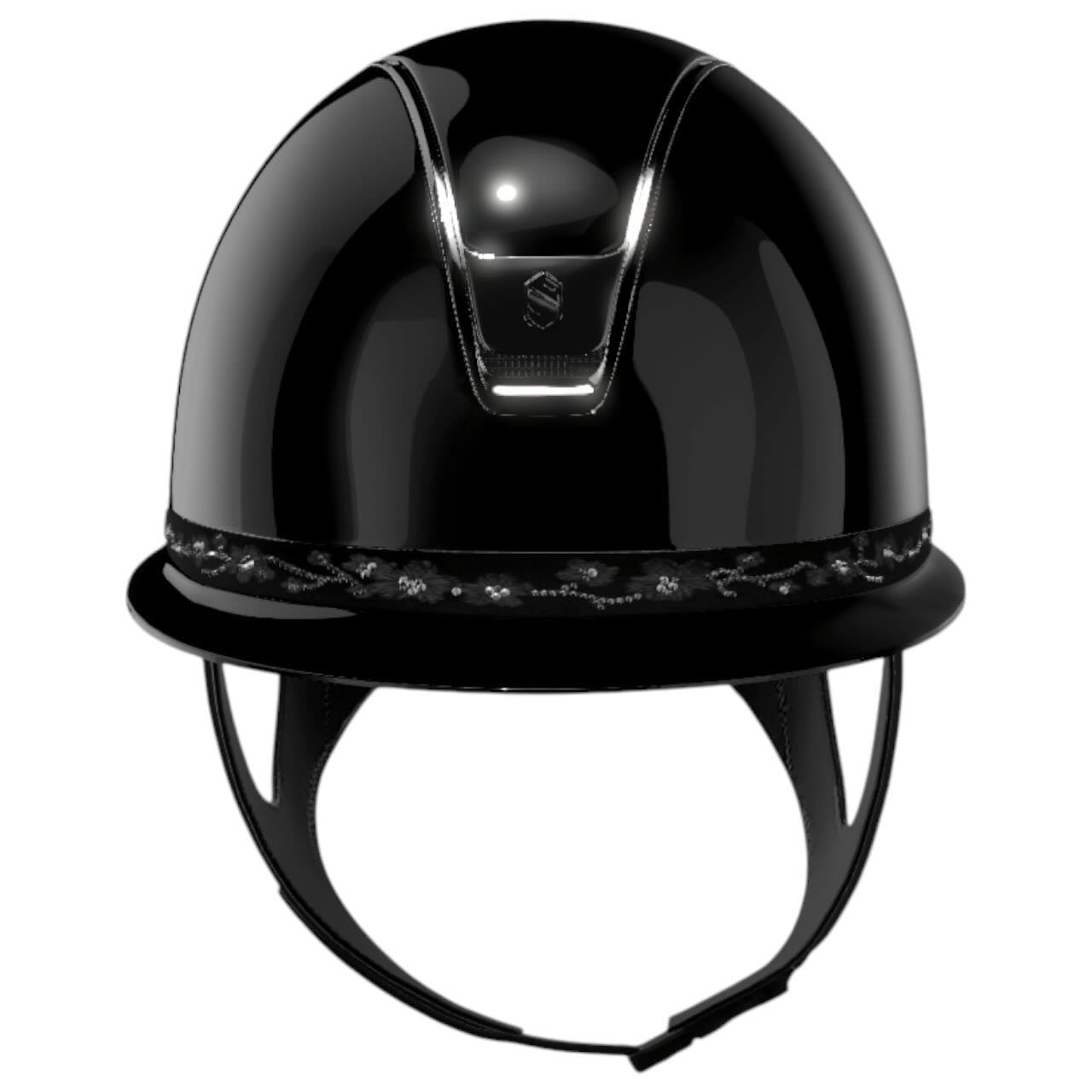 Reithelm Miss Shield 2.0  SG Black FB Cherry Blossom Black Trim + Blason Black Chrome Konfiguration
