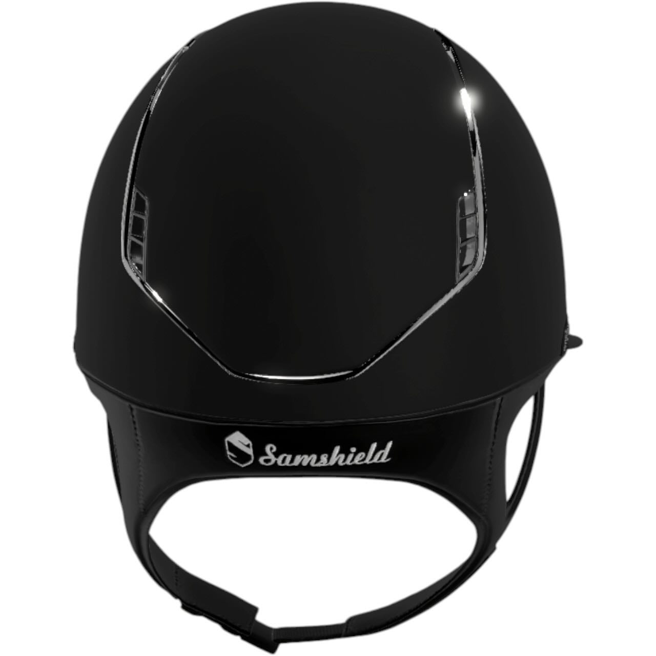 Reithelm Miss Shield 2.0 SM Black FB Cherry Blossom Black Trim + Blason Black Chrome Konfiguration