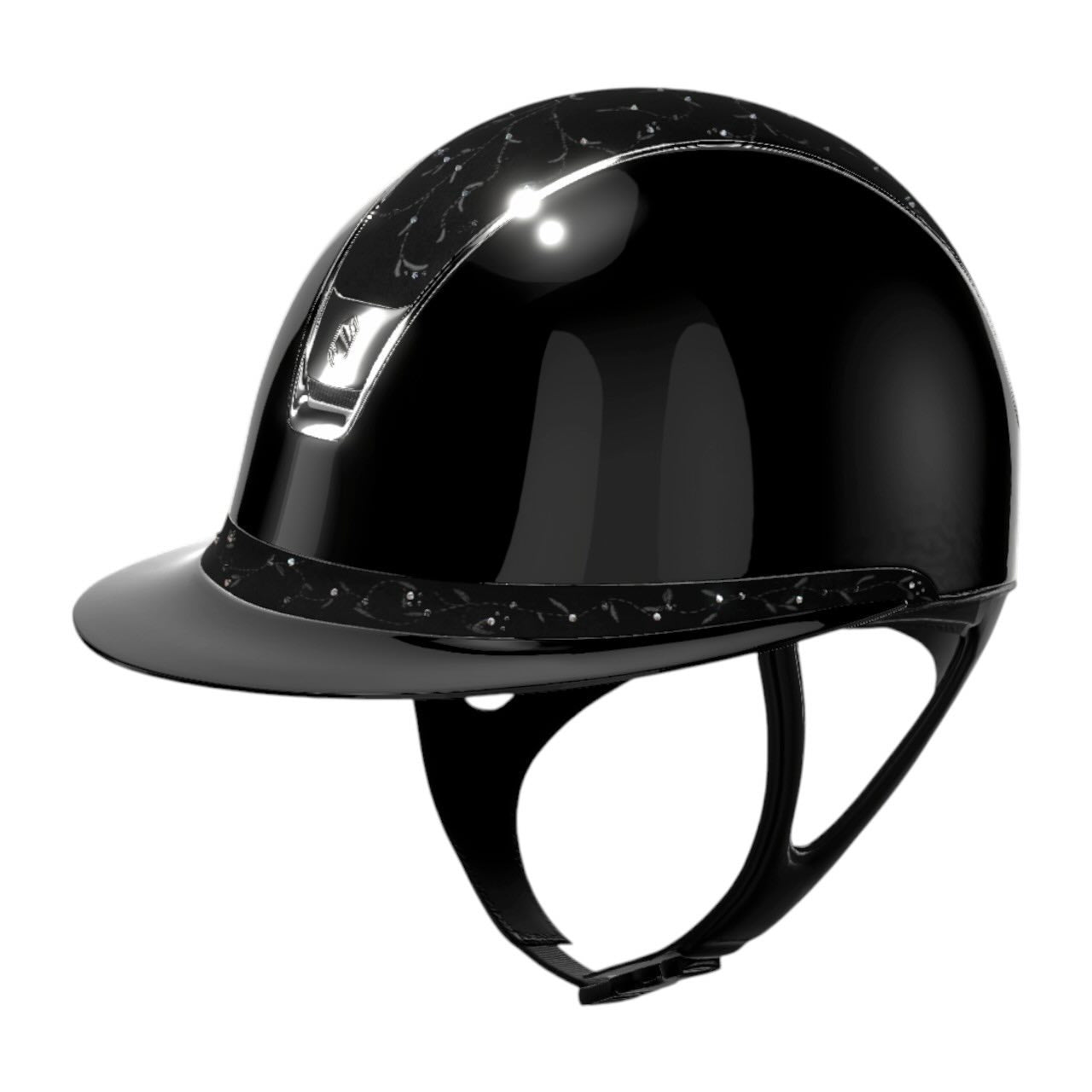 Reithelm Miss Shield 2.0 SG Black Top + FB Floral Trim + Blasn Chrome Silver Konfiguration